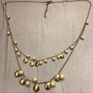 J Crew two stranded necklace